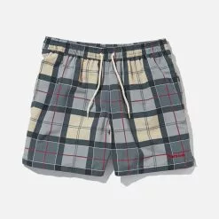 Mens Barbour Tartan Swim Shorts